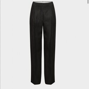 Wilfred black linen effortless pants